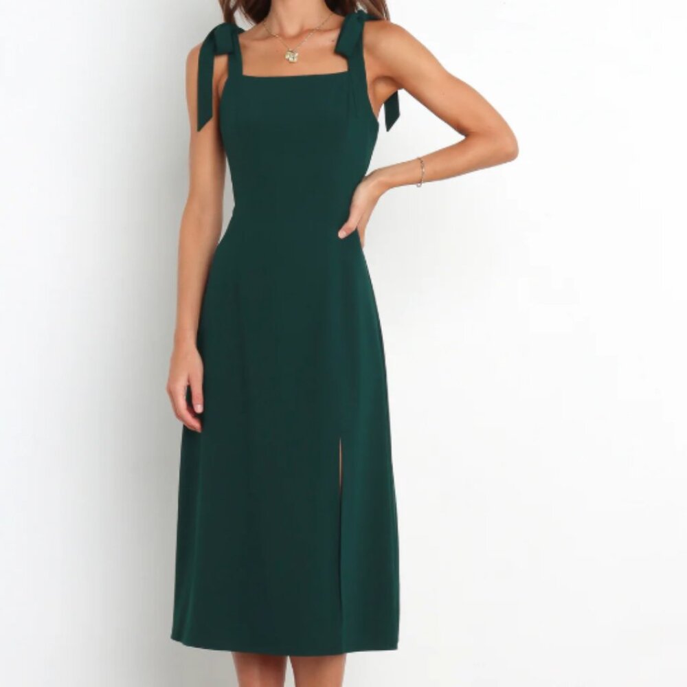 Petal & Pup Laurel Dress in Emerald Green